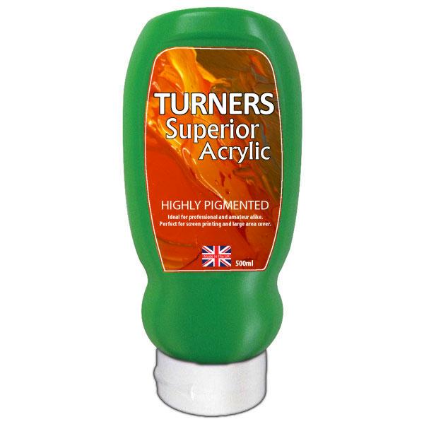 Turners Superior Acrylic 8 x 500ml Process Set Turners Art Supplies